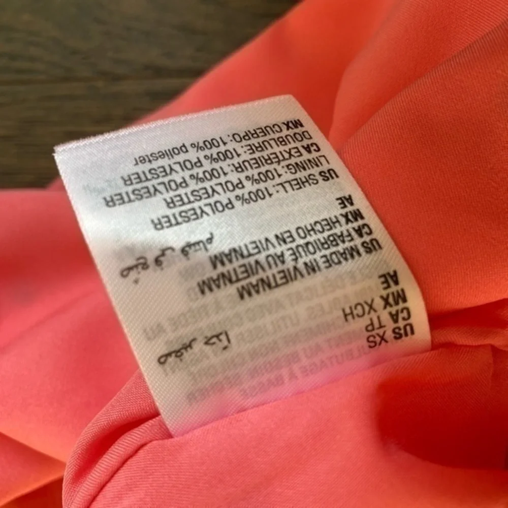 Maison Jules Pink Polka Dot Dress Size XS NWT - Picture 6 of 6